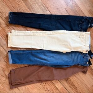 Sz 6 Democracy Women's Ab Solution Ankle bundle- Dark, MedWash, Brown & Yellow